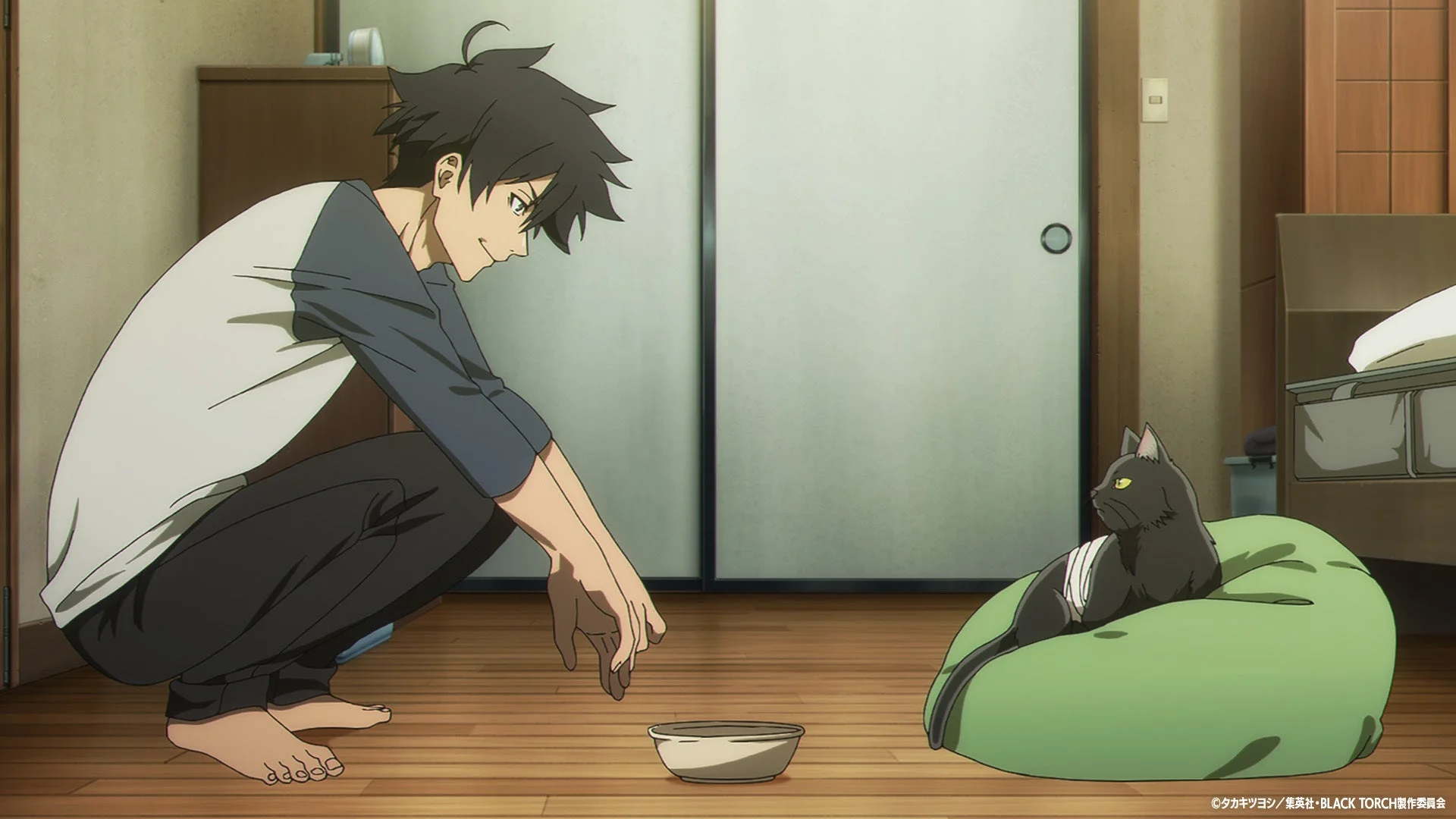少年と黒猫