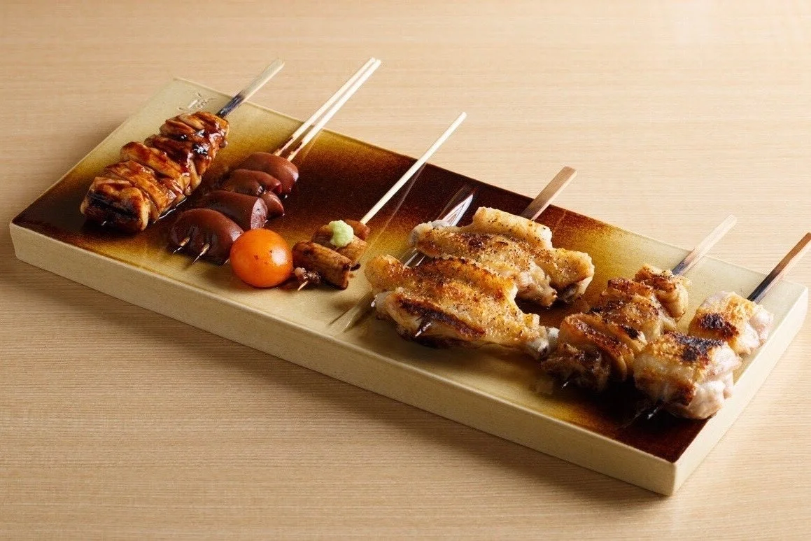 焼き鳥の盛り合わせ画像