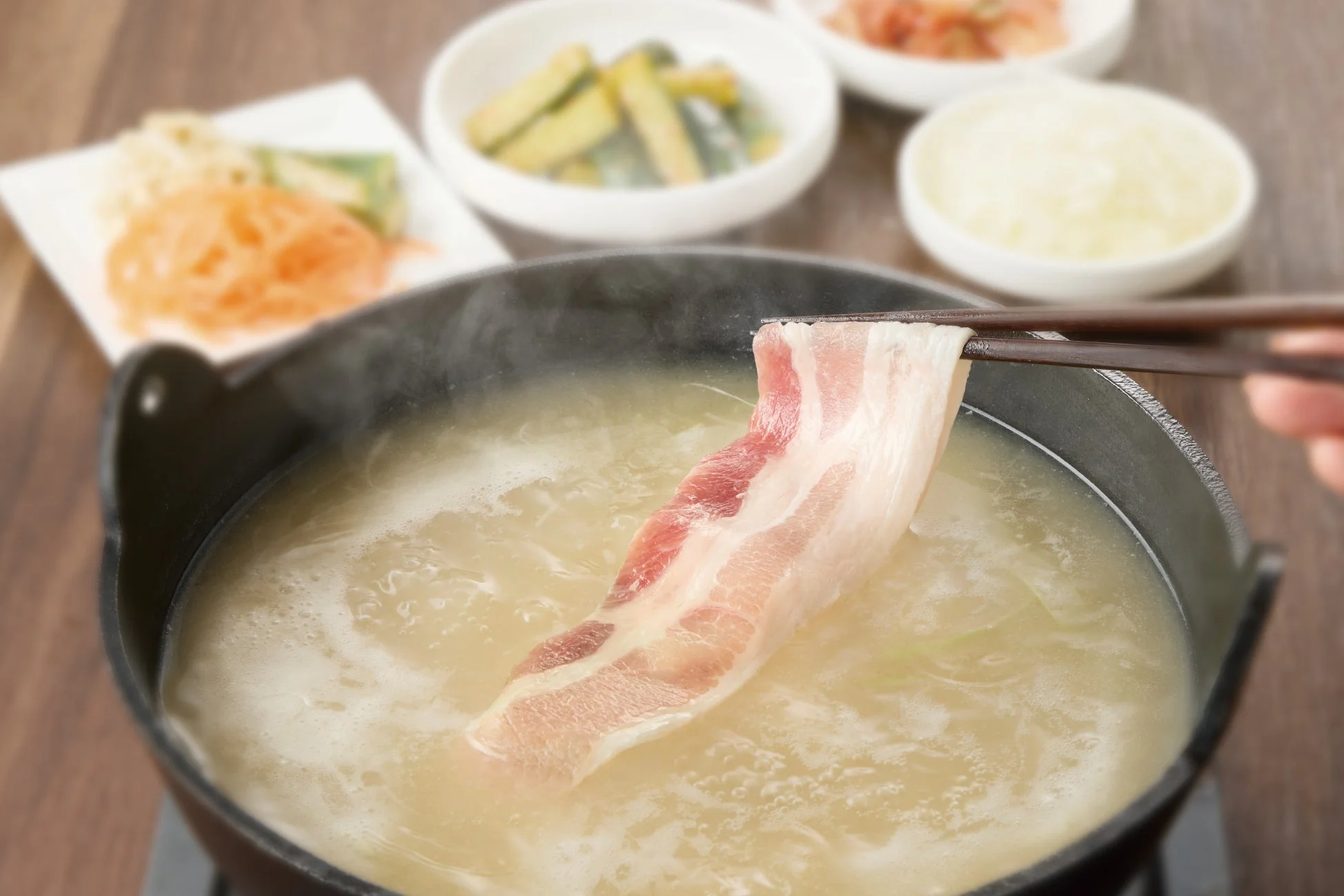 コムタンセットの具材
