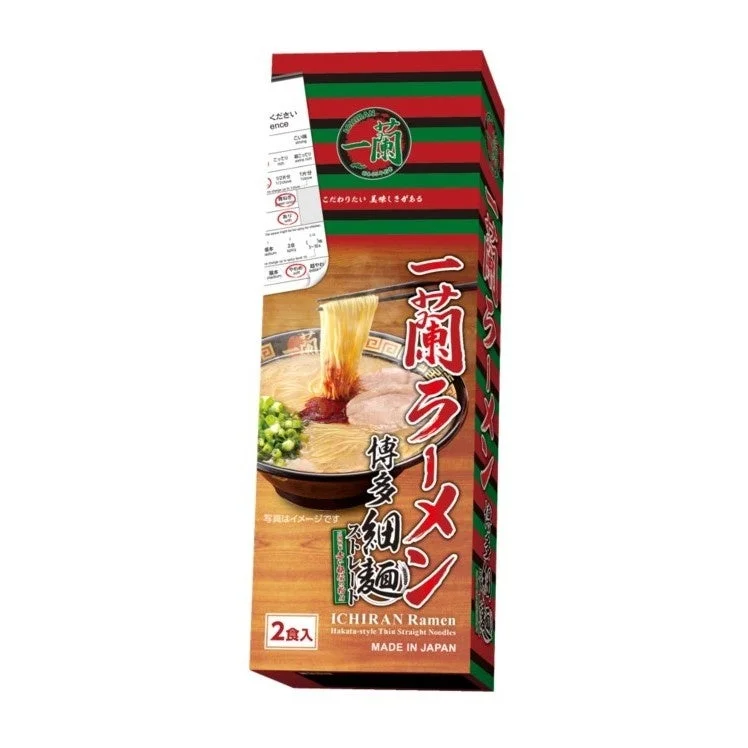 一蘭ラーメン 博多細麺ストレート 2食入