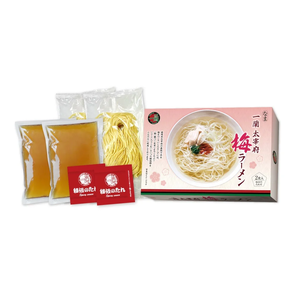 一蘭太宰府梅ラーメンのパッケージ