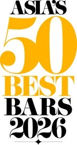 「ASIA'S 50 BEST BARS 2026」と書かれたロゴマーク