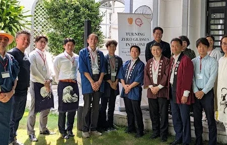 文化の商社「agataJapan」と「和醸和楽」が在ホーチミン日本国総領事公邸で「日本酒 試飲・意見交換会」を開催