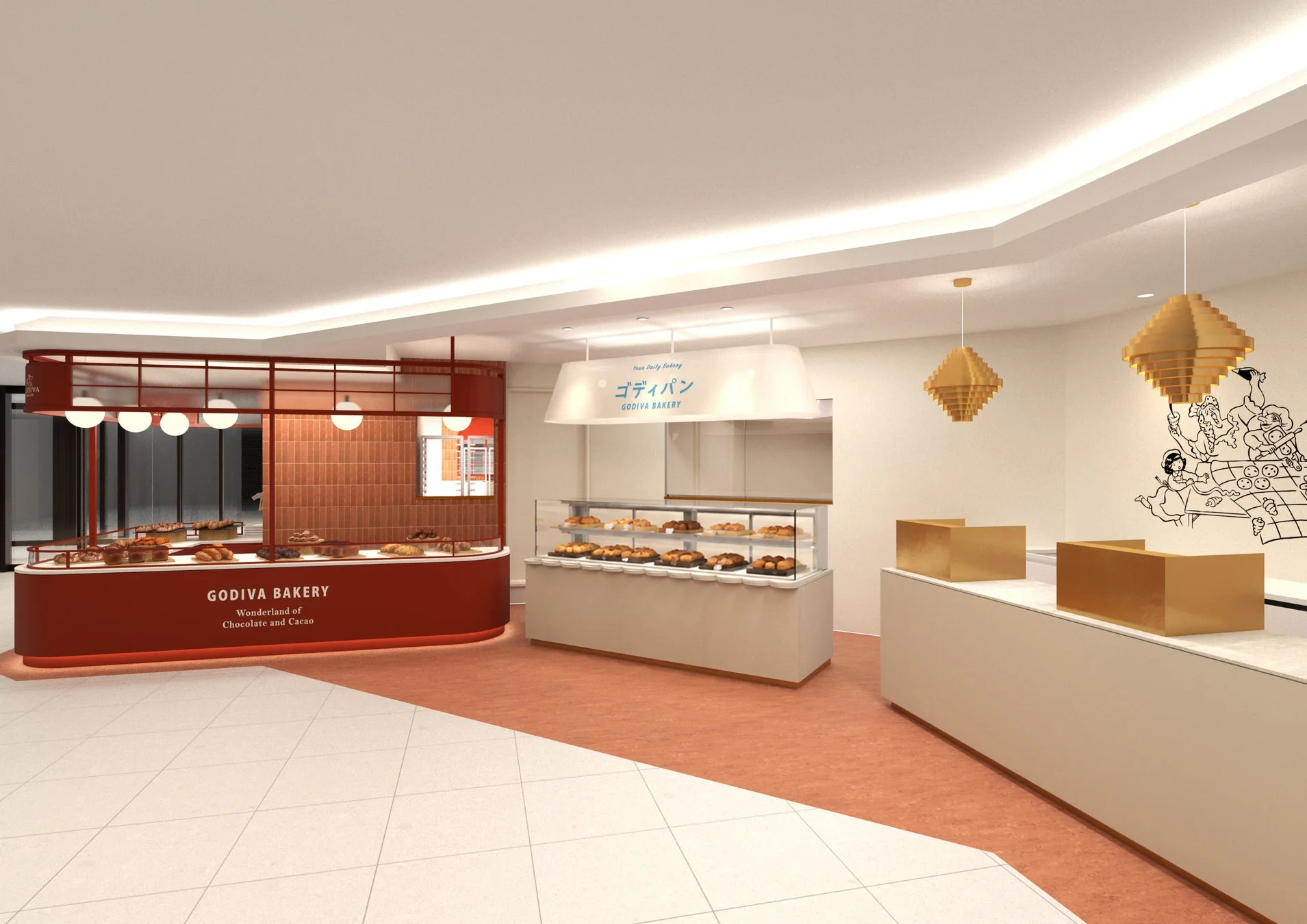 GODIVA Bakery ゴディパン 大丸福岡天神店