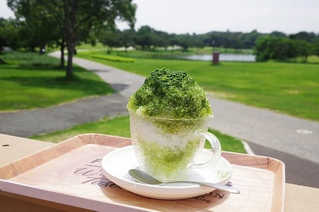 抹茶かき氷