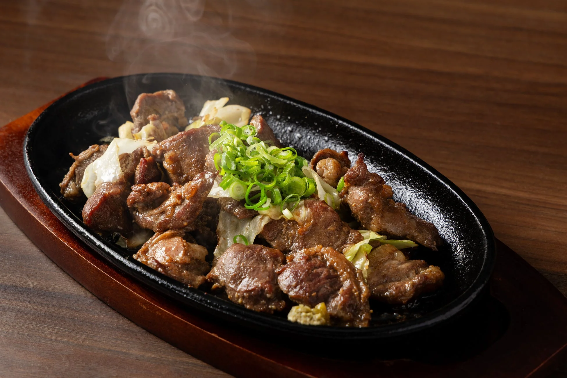 国産豚ハラミの鉄板焼き