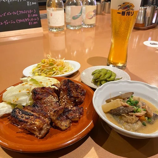 和食居酒屋料理とビール