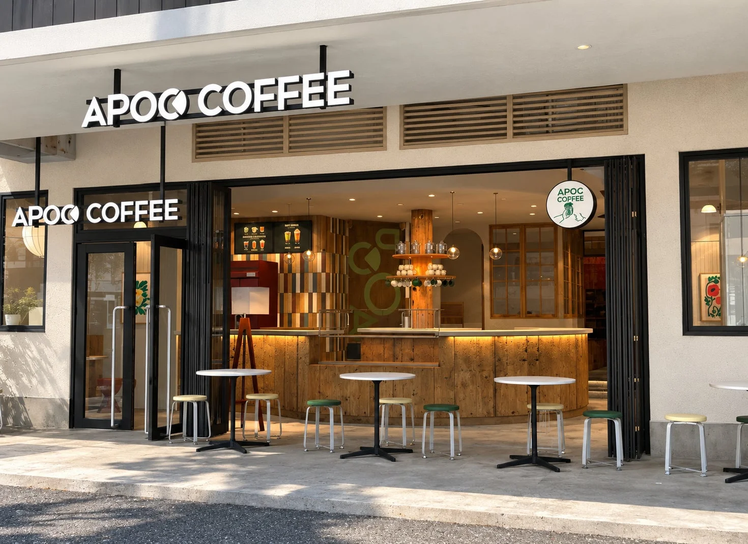 APOC COFFEE博多駅筑紫口店の外観