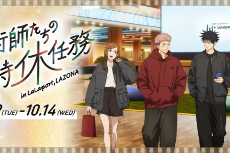 アニメ『呪術廻戦』5周年記念「呪術師たちの特休任務」が全国の三井ショッピングパーク ららぽーと・ラゾーナ川崎プラザで開催
