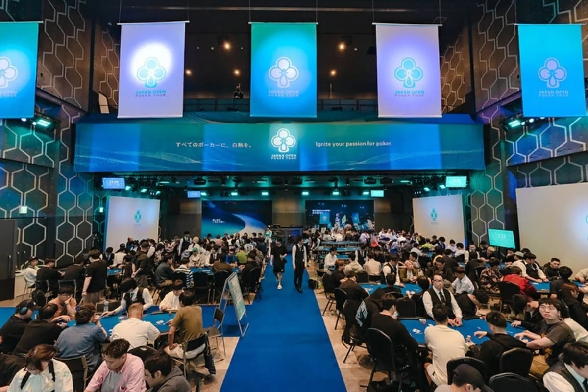 JAPAN OPEN POKER TOURの会場風景