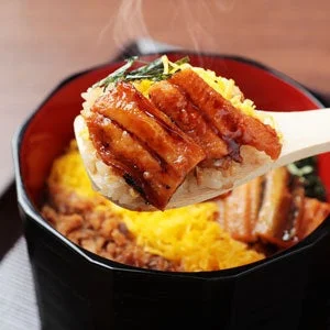 かば焼き穴子と一緒に