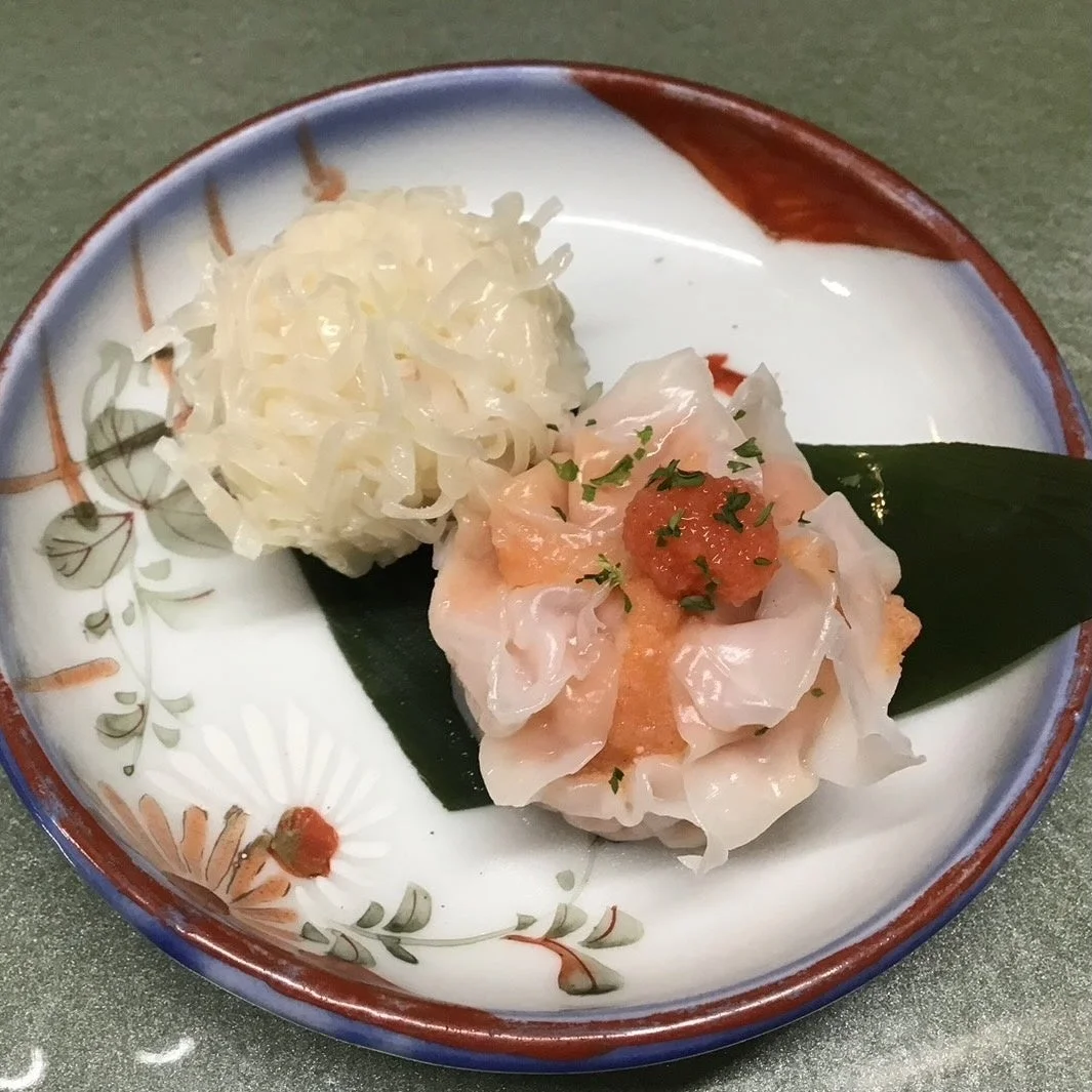 明太子焼売とイカ焼売